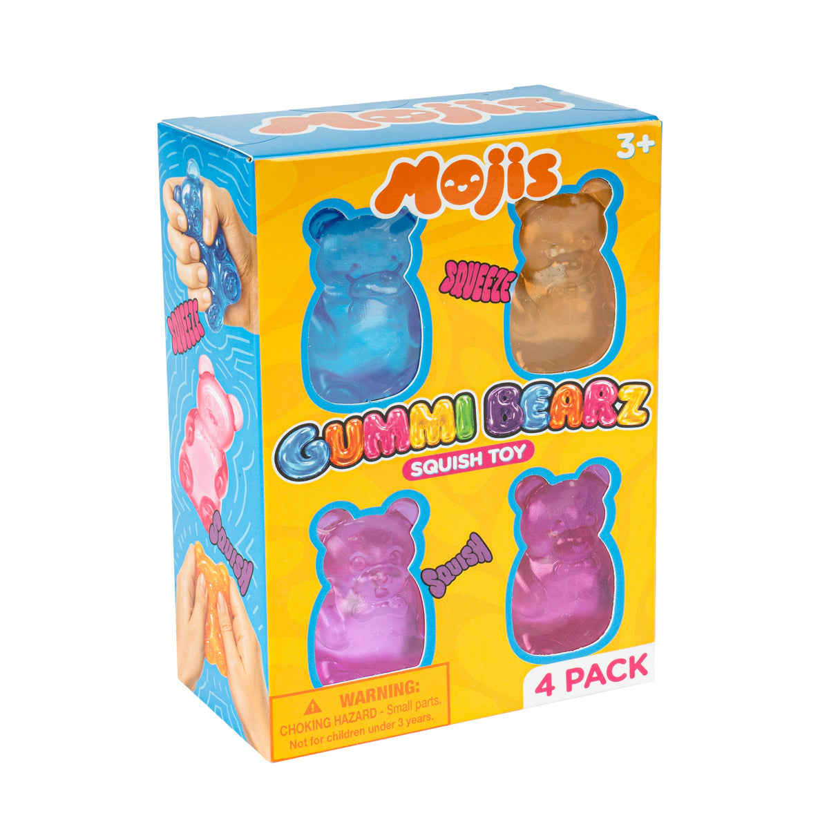 Gummi Bearz Squishy, 4 Pack