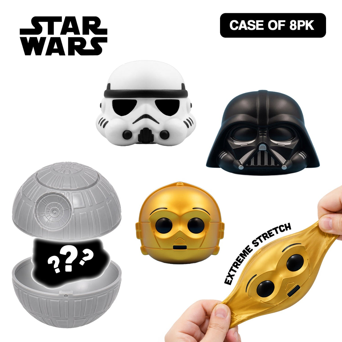 Star Wars Mystery Ball Squishes, 8 Pack